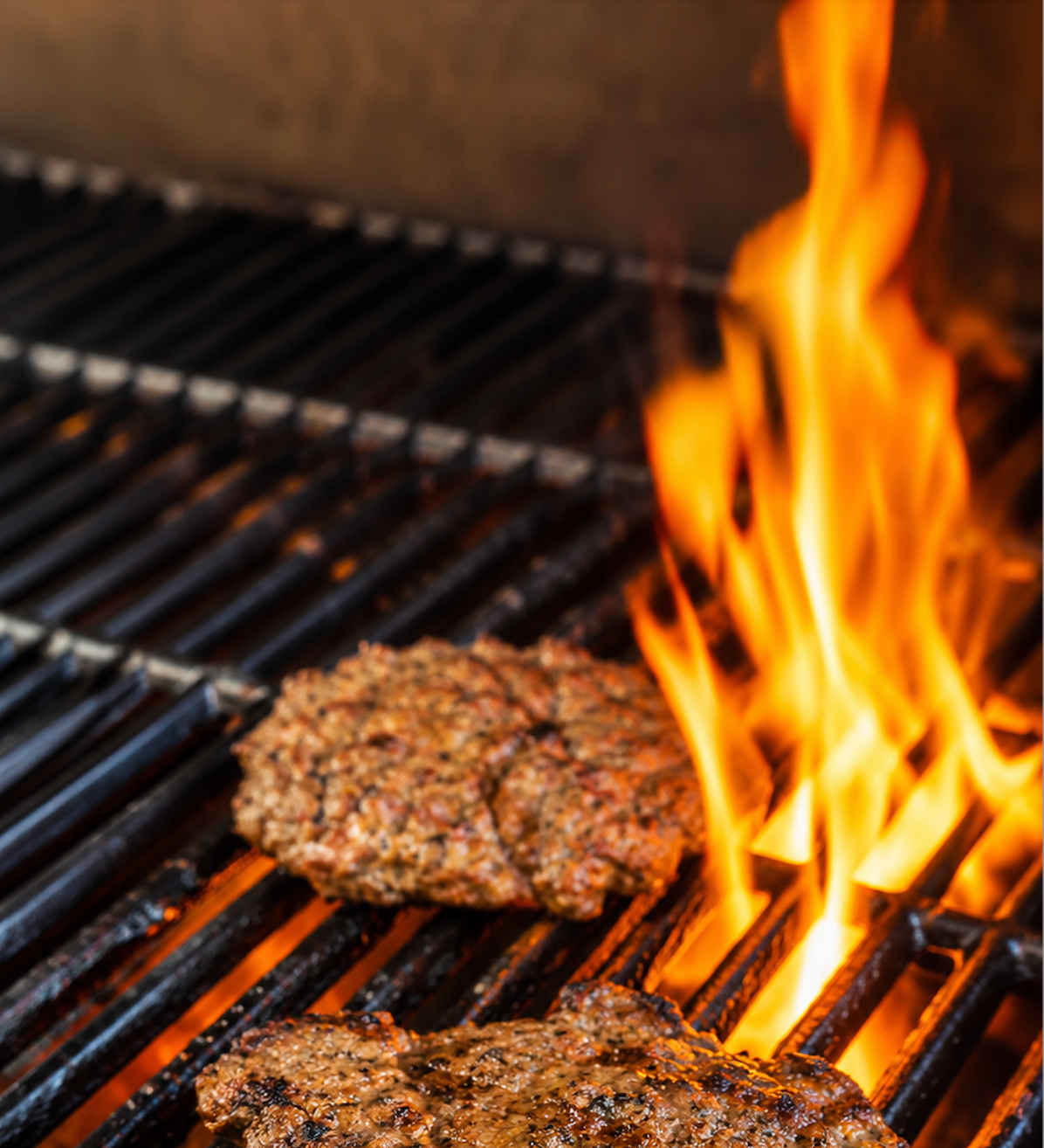 Char-Grilled Cajun Burgers