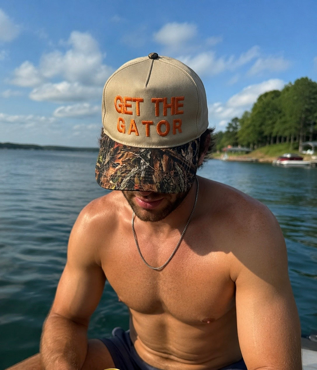 "GET THE GATOR" Camo Hat